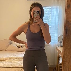 Lululemon Ebb to Street Tank, Cropped, Peri Purple